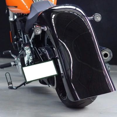 M8 ローライダーS、ファットボーイ、ブレイクアウト ロングリアフェンダー用サイドナンバーキット ノイズ