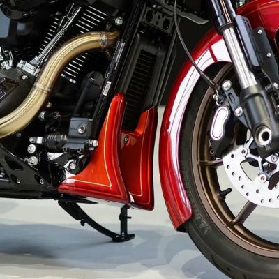 M8ソフテイル フロントハーフスポイラー ノイズ