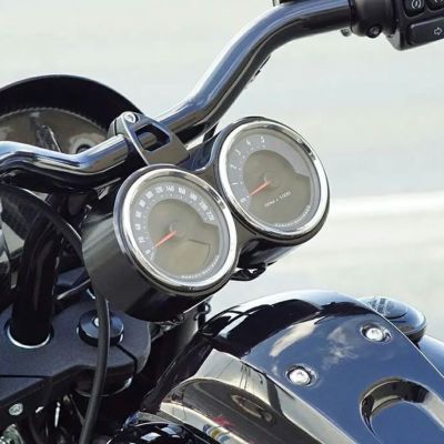 M8ソフテイル 2020～2021 ローライダーS用 ハンドルマウントメーターケース（ハーネス付） ノイズ