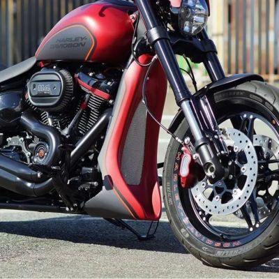 M8ソフテイル ブレイクアウト、FXDR114 フロントスポイラー ノイズ
