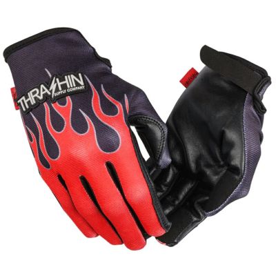 スラッシンサプライ(THRASHIN SUPPLY) ステルス レザーパーム フレイム レッド