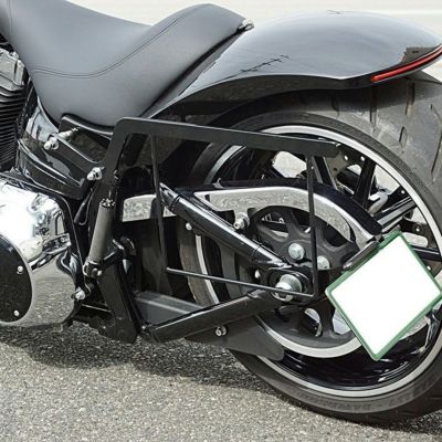 ツインカム ソフテイル ブレイクアウト、ロッカー/C デタッチャブル・サイドバッグステーKIT (ショートリアフェンダー用) ノイズ