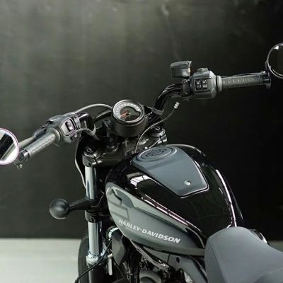 ハーレーダビッドソンスポーツスター アルミ フラットハンドルバーとクランプセット ハンドルバークランプ | ハーレー・カスタム・ワールド [HARLEY