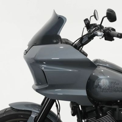【SALE】クロックワークス FLARE ウインドシールド 8インチ ダークスモーク FXLRST、FXRST