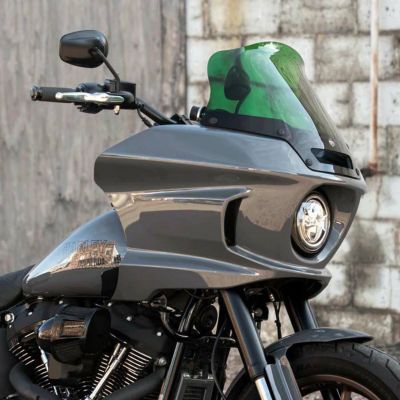 クロックワークス KOLOR FLARE ウインドシールド 8インチ グリーン FXLRST、FXRST