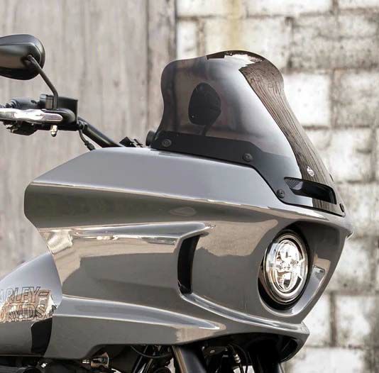 KLOCK Werks KOLOR FLARE ウインドシールド 8インチ ブロンズ FXLRST、FXRST 5