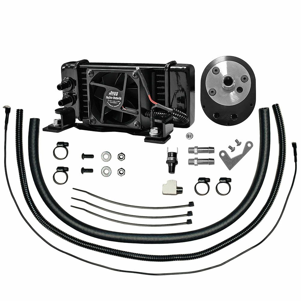 Jagg ローマウント ファン付き オイルクーラー 10列 1984～2008 ツーリング 2