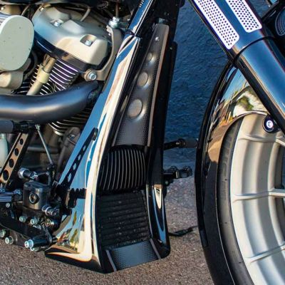Paul Yaffe Dimple Die チンスポイラー 【M8 トライク フリーホイーラー、ロードグライド3】