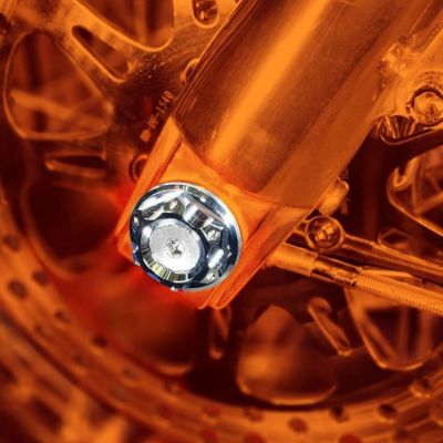 Paul Yaffe Turret フロントアクスルカバー クローム 【ツーリング】