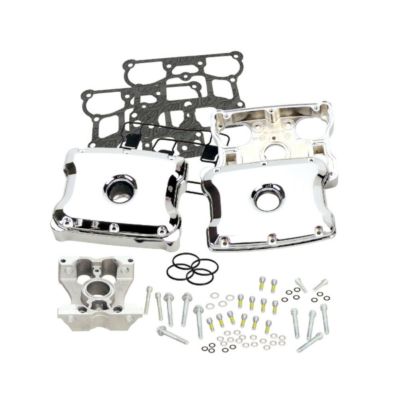 S&S ダイキャストロッカーカバーキット クローム ビッグツイン