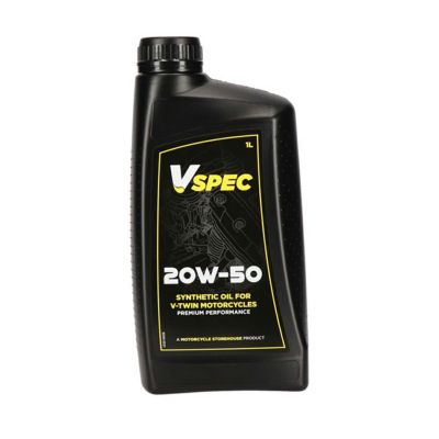 MCS Vspec 100%化学合成 エンジンオイル 20W-50 1L 【ハーレー用】