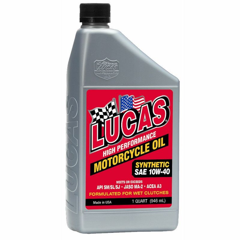 LUCAS シンセティック（化学合成） ハイパフォーマンスオイル 10W-40 1クオート