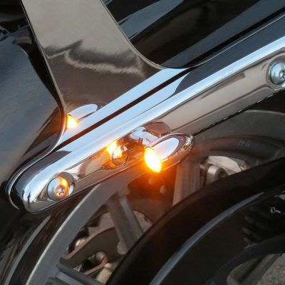NEO FACTORY マイクロ ブレットLEDウインカー 左右セット ポリッシュ ハーレー
