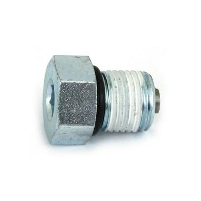 MCS マグネット付 オイルドレンプラグ 1/2-20スレッド 【ツーリング、ソフテイル、ダイナ、スポーツスター】