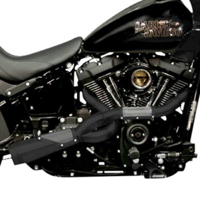 TRASK Big Sexy 2-1 フルエキゾーストマフラー (ブラック) 【M8 ブレイクアウト、ファットボーイ、ローライダーS】
