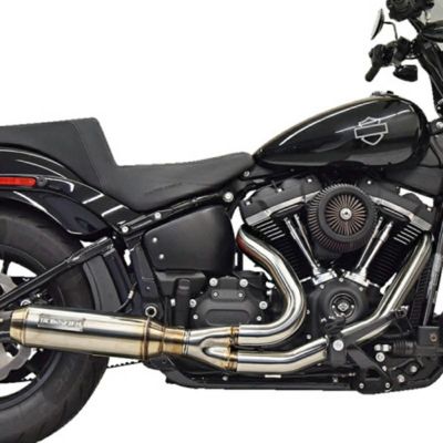 Bassani スーパーバイカー・2-1 フルエキゾーストマフラー 【M8 ローライダーS、ストリートボブ、ファットボブ】