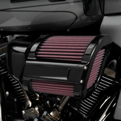 Screamin Eagle Heavy Breather エクストリーム・ハイフローエアクリーナー (ブラック) 【CVOロードグライド/ストリートグライド】