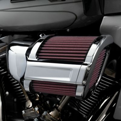 Screamin Eagle Heavy Breather エクストリーム・ハイフローエアクリーナー (クローム) 【CVOロードグライド/ストリートグライド】