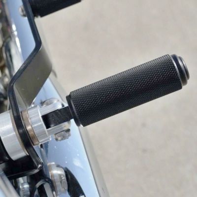 TC Bros NOMAD アルミフットペグ (ブラック) 【スポーツスター、ダイナ、ソフテイル、ツーリング、FXR】