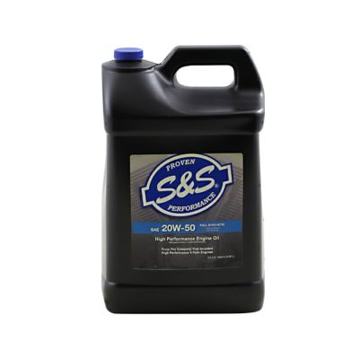 S&S ハイパフォーマンス Synthetic（化学合成）エンジンオイル 20W-50 2.5ガロン