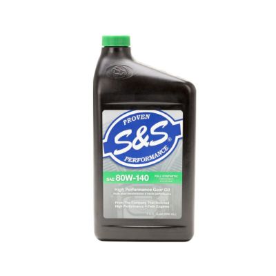 S&S ハイパフォーマンス Synthetic（化学合成）ギアオイル 80W-140 1クオート