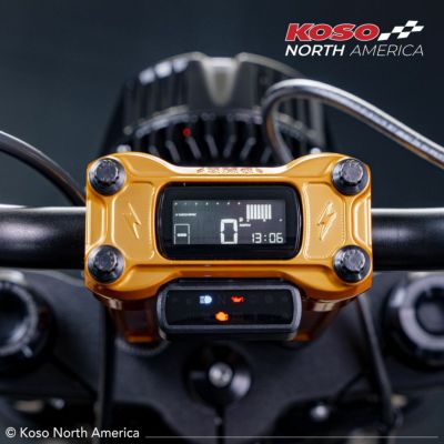 KOSO LCDカラーチェンジ マルチファンクション スピード/タコメーター ハーレー CANBUSモデル用