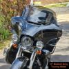 FREEDOM SHIELDS バットウイングフェアリング ツーリングワイドスタイル ウインドシールド ミディアムグレー 1996～2013 FLHT、FLHX 4