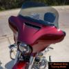 FREEDOM SHIELDS バットウイングフェアリング ツーリングワイドスタイル ウインドシールド ミディアムグレー 1996～2013 FLHT、FLHX 5