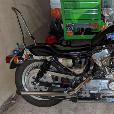 Drag Specialties リアサスペンション 11.5インチ (ブラック) 【1979～2003 スポーツスター、FXR】