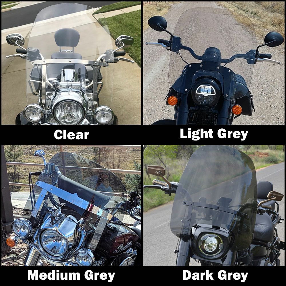 FREEDOM SHIELDS ロードキング ウインドシールド ダークグレー FLHR 8