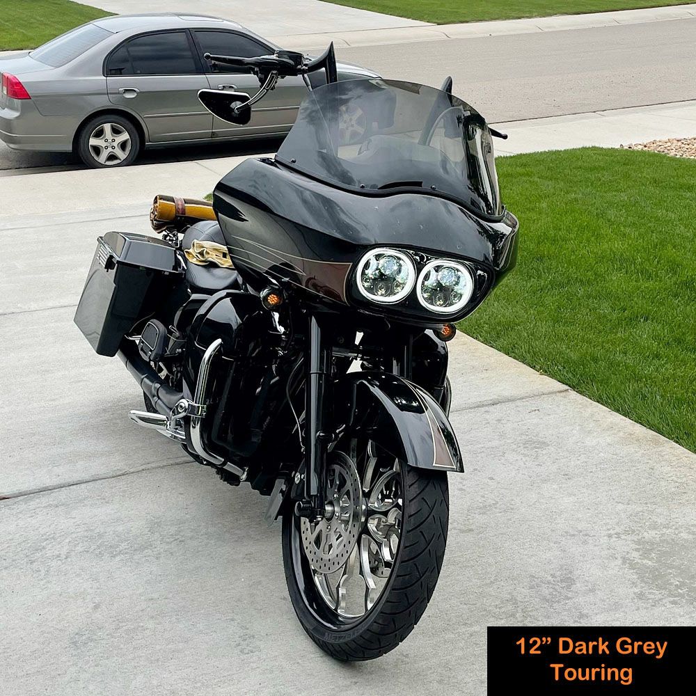 FREEDOM SHIELDS ツーリングスタイル ウインドシールド ダークグレー 1998～2013 ロードグライド 2