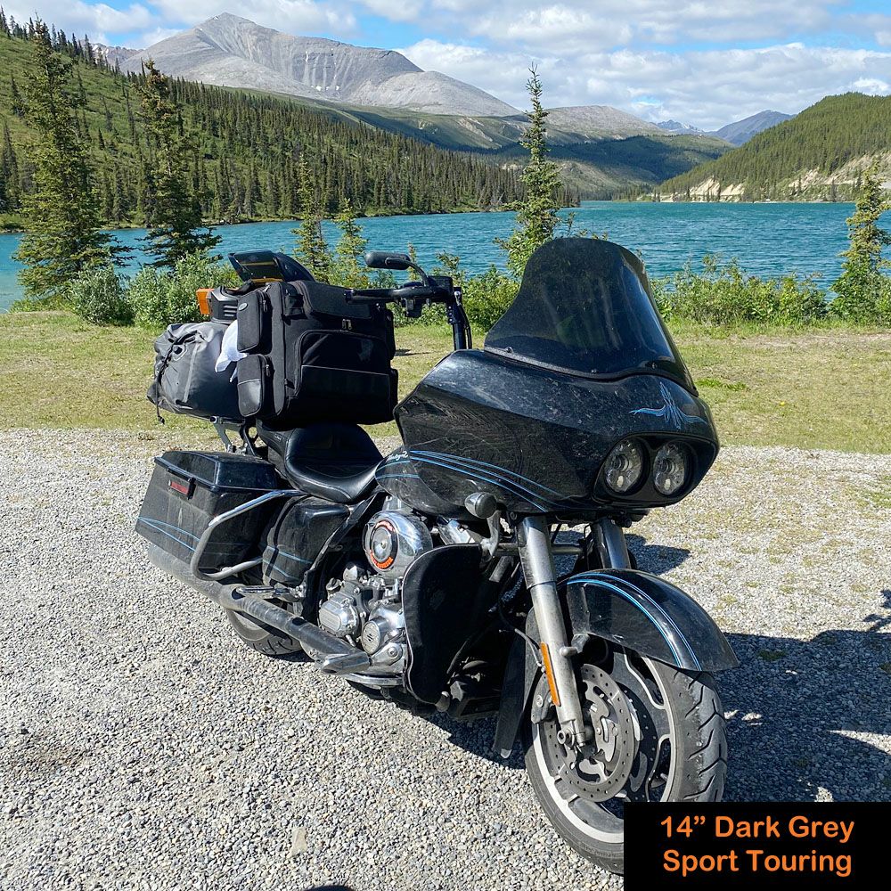 FREEDOM SHIELDS スポーツツーリングスタイル ウインドシールド ダークグレー 1998～2013 ロードグライド 6