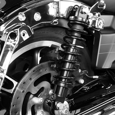 Legend Suspension Revo-A 伸び側減衰調整付 スタンダード・リアサスペンション 13インチ (ブラック) 【ツーリング】