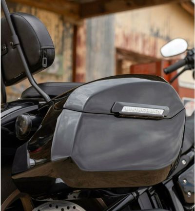M8 ローライダー/S Darkin 32L クイックマウント・ラージサドルバッグ (グロスブラック) Viking Bags