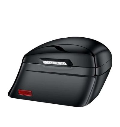 Viking Bags FLSTF、FLFB用ハードサドルバッグ Stallion エクストララージ グロスブラック